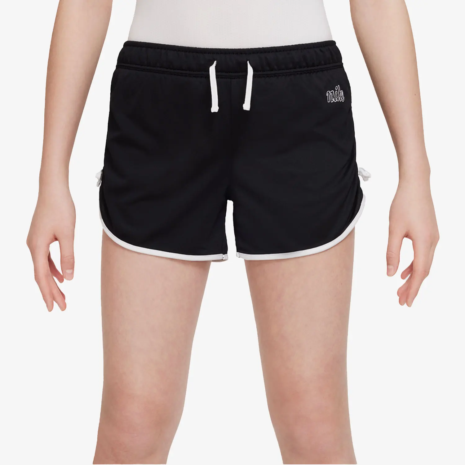 Официальные дышащие спортивные шорты для бега Nike DRI-FIT для больших детей DQ9082-010 Официальные дышащие спортивные шорты для бега Nike DRI-FIT для больших детей DQ9082-010
