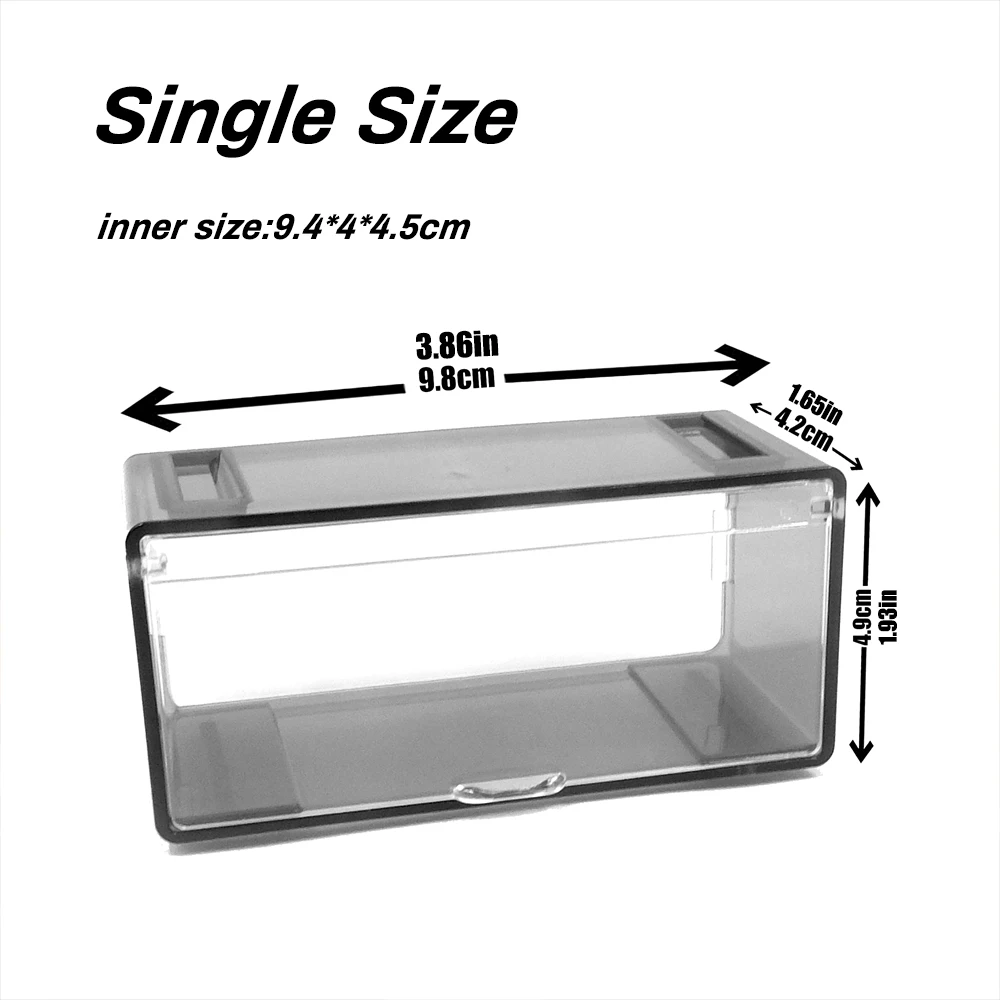 1/64 Model Acrylic Display Case for Mini GT/KaidoHouse - Transparent High Quality Car Box (5pcs/Bag) -Car Model Protective Cover image 3