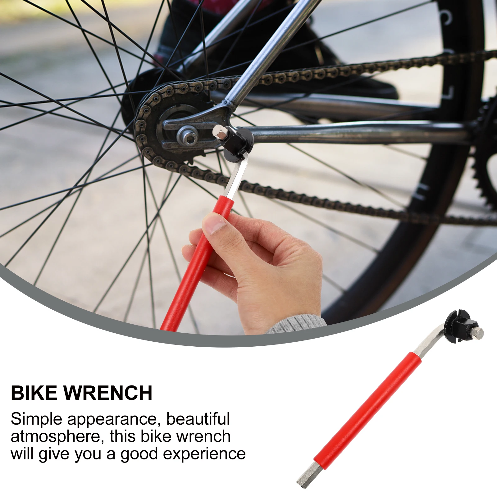 

1Set Bike Repairing Wrench Carbon Steel Spanner Durable Comfortable Bike Maintenance Repair Tool Carbon Steel Spanner