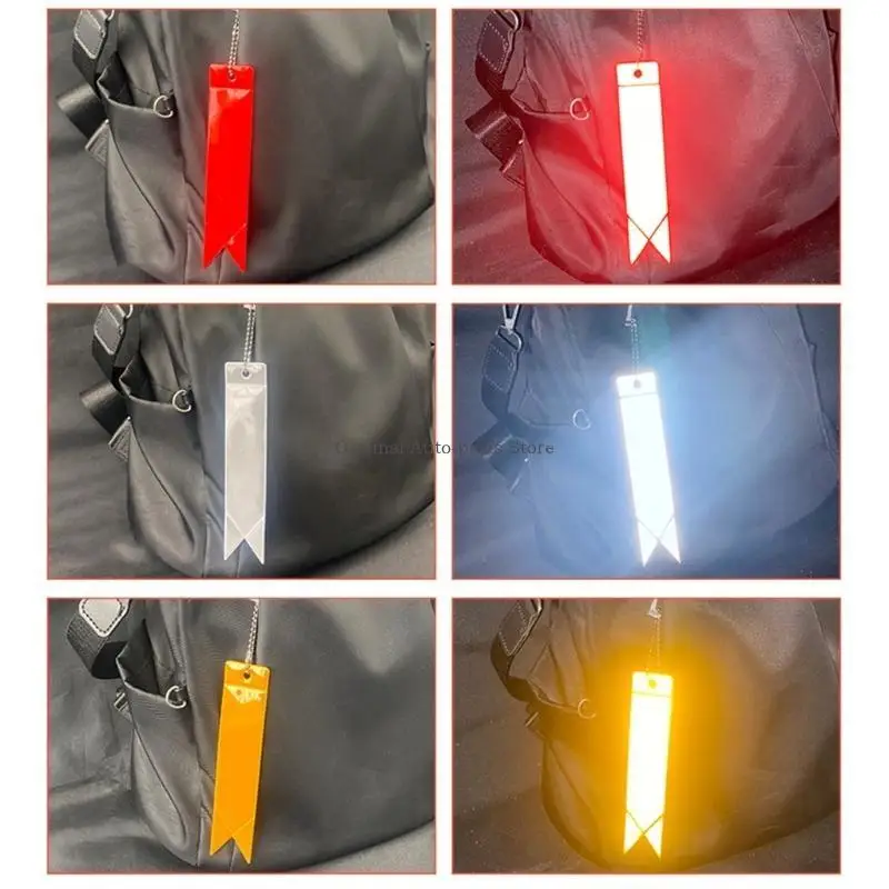 

Reflective Reflective Bright Tags for First Aid Bag Backpack Pendant for Kids Adults Dog Collar Zipper Decorations