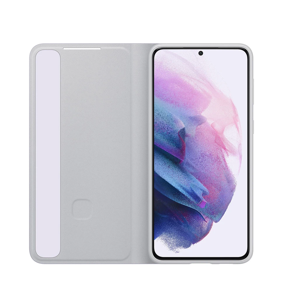 Etui z klapką Smart View z lusterkiem do Samsung Galaxy S21 Ultra 5G, etui LED S-View Clear View do Samsung S21 Ultra, model EF-ZG998 — zdjęcie produktu 5