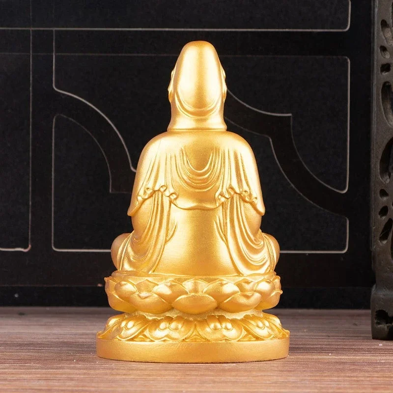 DSA Nanhai Guanyin Bodhisattva Home Lotus Guanyin Buddha Statue Home Offering Ornaments to Keep Safe Town House Lucky