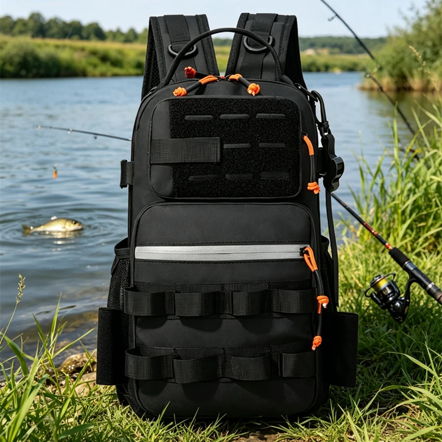 Fishing Rod Fly - New Style Fishing Backpack Tackle Sling