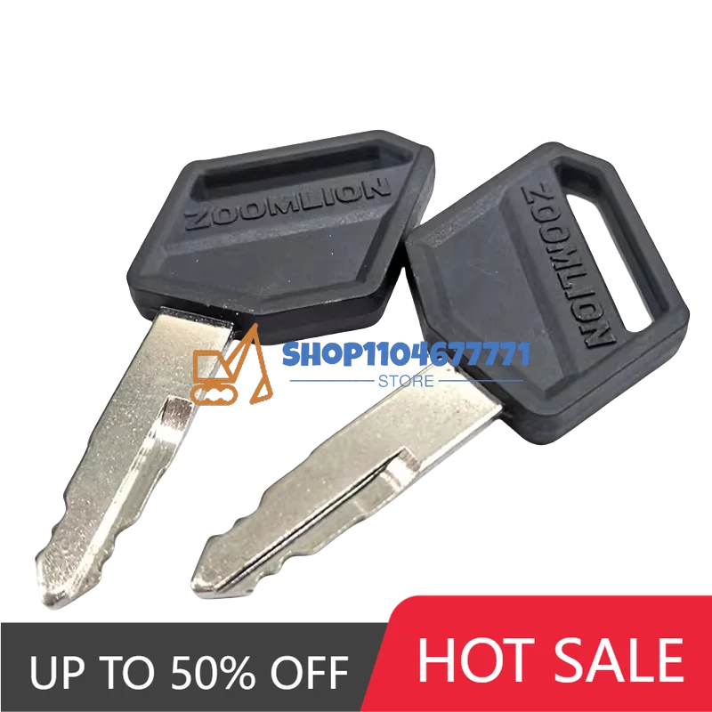 For Zoomlion Original Open Door Excavator Ignition Key Compatible with Models ZE205 ZE210 ZE215 ZE220 ZE230 Heavy Equipment Part