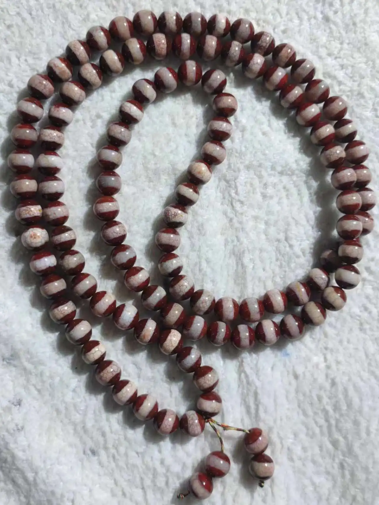 1pcs/lot natural agate Dzi red first-line pharmacist beads 108 dragon scale patterns Ethnographic jewelry Prayer beads amulet