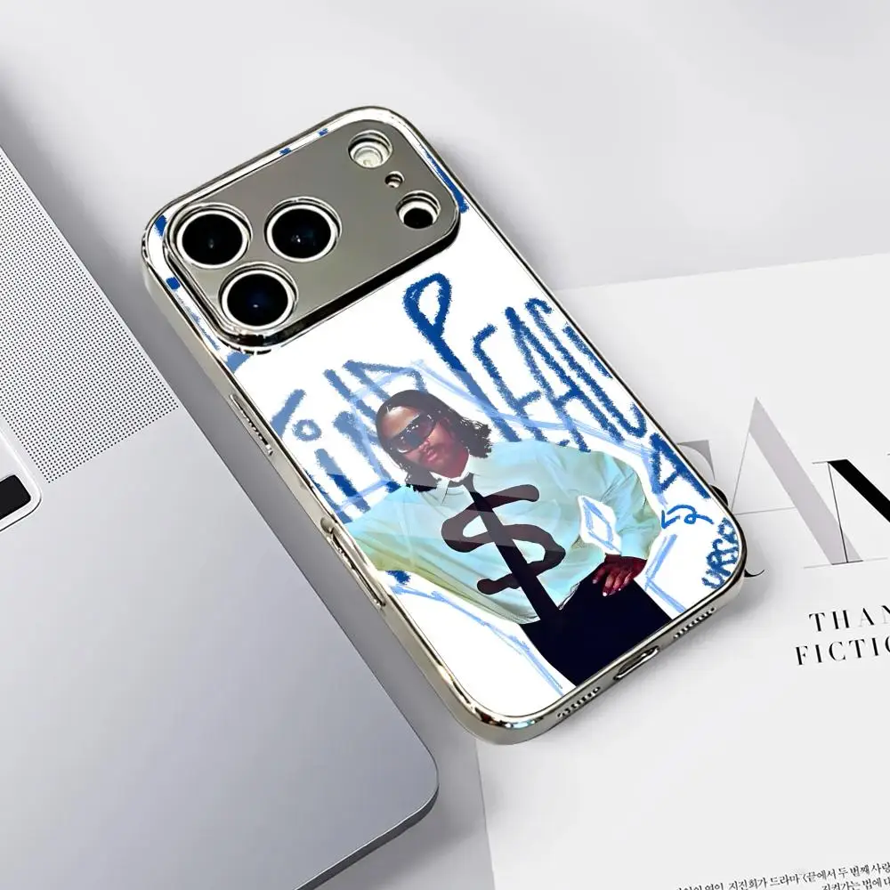 Popular Rapper Singer S-Steve Lacy Phone Case For IPhone 17 16 15 14 13 12 Pro Max Plus Electroplated Metal Bumper Case