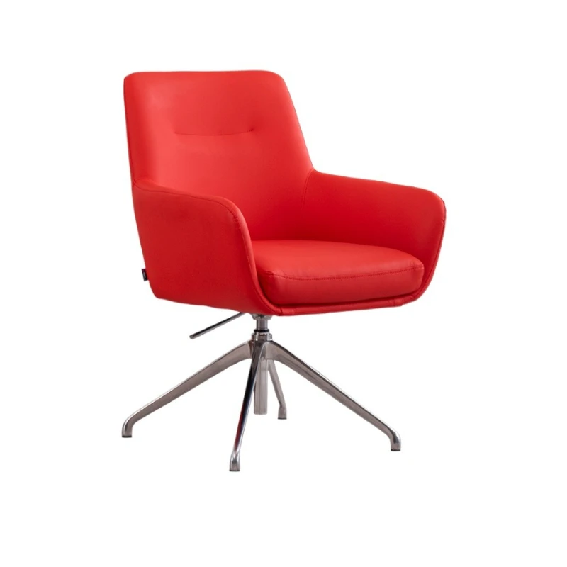 

Home simulation leather computer chair study office liftable rotating leisure chair hotel reception chair comfortable