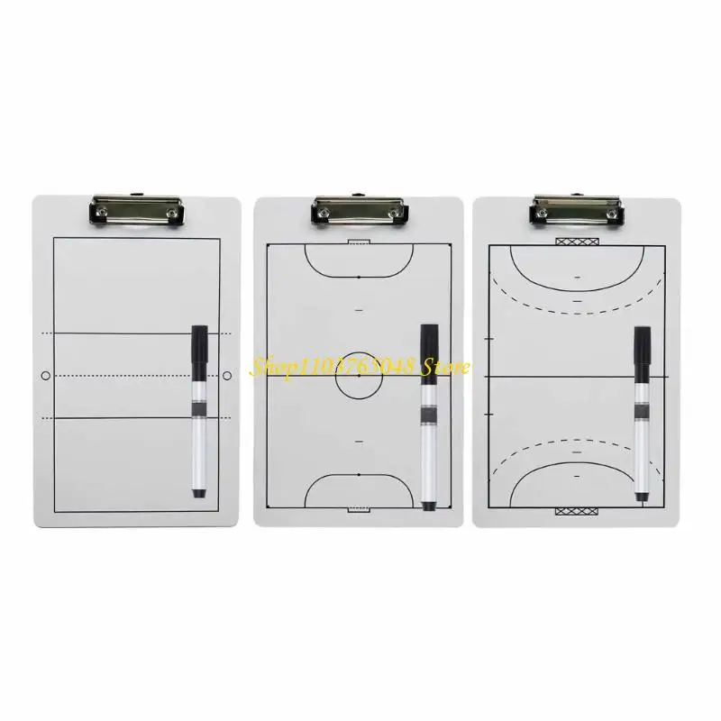 

R53E Футбольные тренировочные тренерские доски Портативный баскетбольный тактический буфер обмена