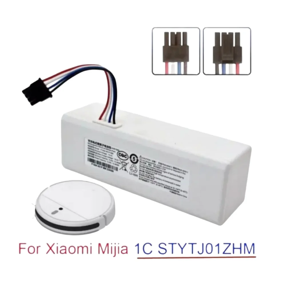 14.4V for Xiaomi Mijia Robot Vacuum Cleaner /Mi 1C Stytj01zhm , Mijia 1C Vacuum Cleaner / Robot 1C SKV4073CN SKV4093GL 4INR19/66