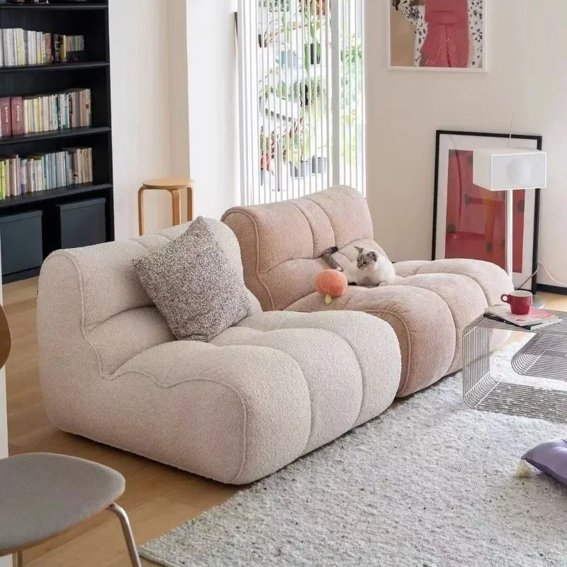 

Vacuum compression sofa is simple and modern, fabric sofa, living room leisure