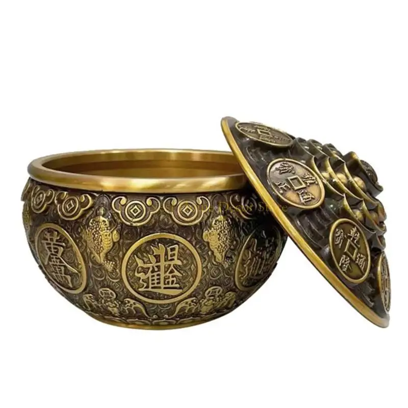 

92MF Brass Holder Stand Antiqued Treasure Bow