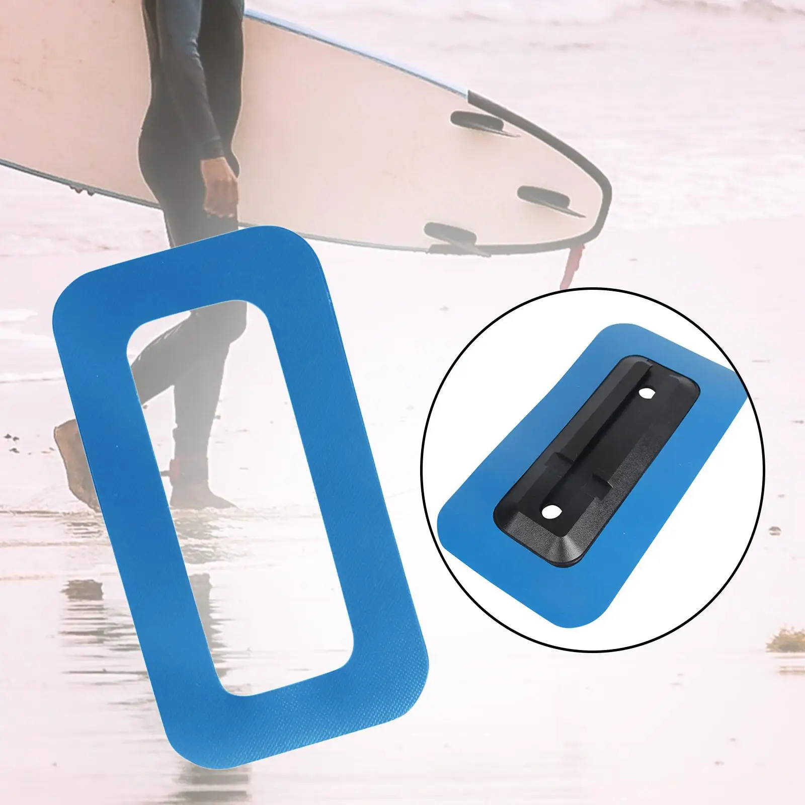 square pvc material sheet inflatable stand up paddle board surfboard fin base protection cover by glue sup accesosry DIY