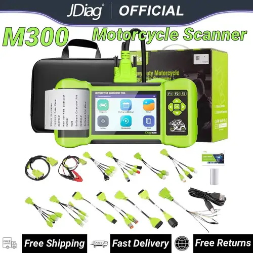 Herramienta de diagnóstico de motocicleta JDiag M300, escáner OBD2, herramientas de diagnóstico de motocicleta, motor ABS para BMW Ducati Harley Honda Yamaha, 2026