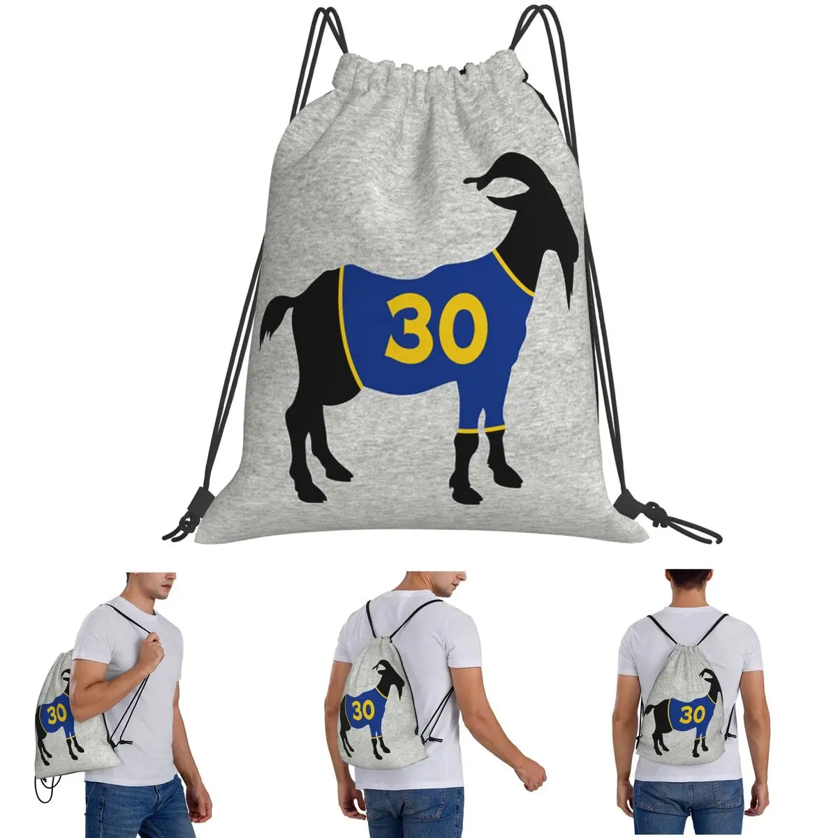 Steph Curry Goat Backpacks Fashion Drawstring Bags Shoes Bag Book Bags for Travel Students