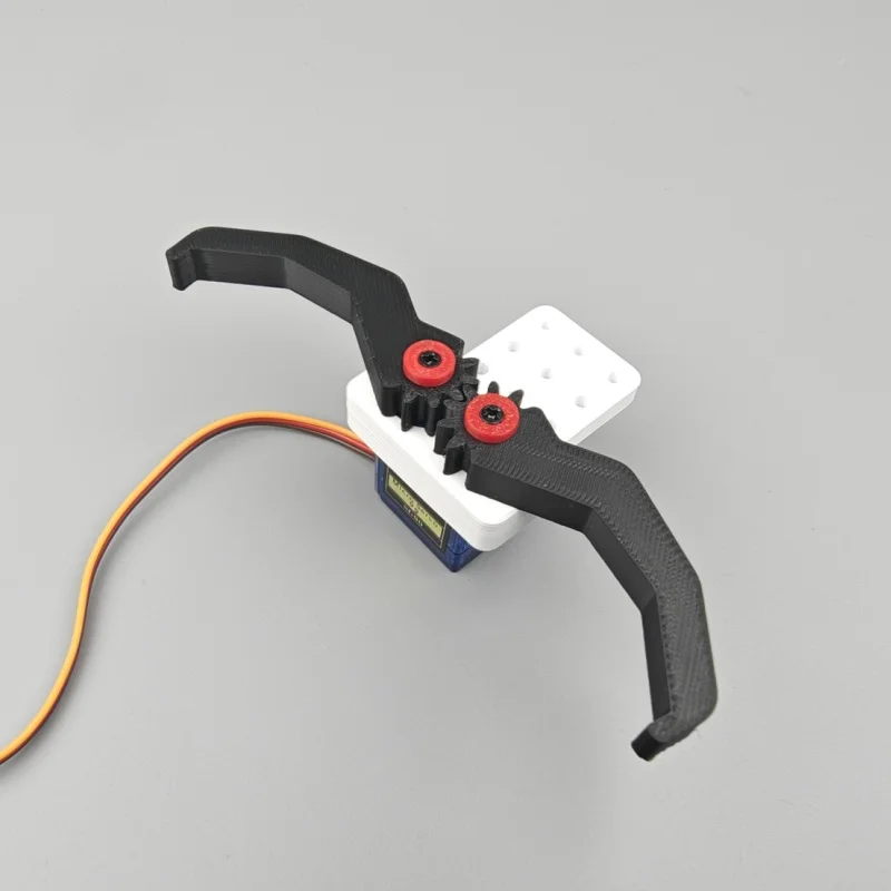 

3.7-6V Servo Mechanical Claw 3D Printed Robotic Gripper PWM 1000-2000us 50HZ Driving Mode DIY Accessories for Mini Drone