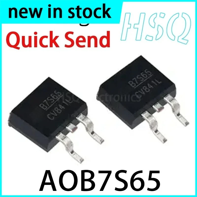 5 uds. Transistor de efecto de campo MOS AOB7S65 B7S65 TO-263, nuevo, disponible en el mercado