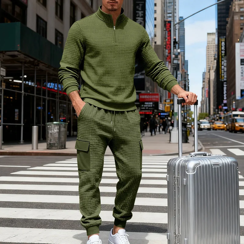 منتجات جديدة من blockbuster للخريف والشتاء للرجال بدلة رياضية فضفاضة للتنقل في الهواء الطلق