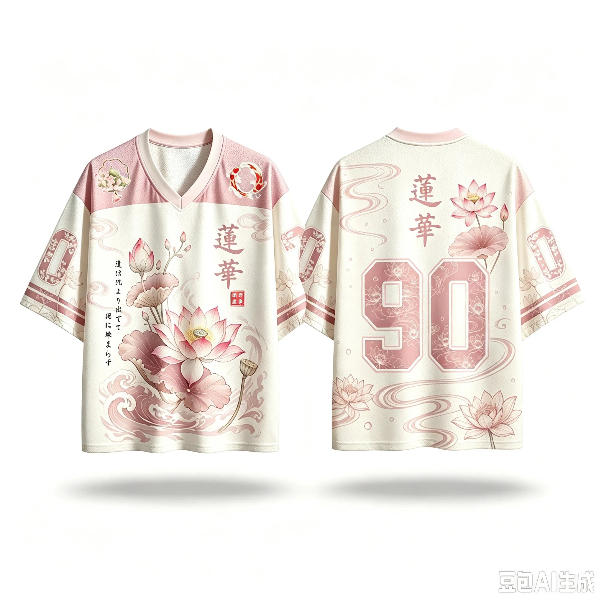 빈티지 베스트셀러 연꽃 3D 프린트 남녀 공용 V넥 스 - Summer Clothing Trends For Women 리뷰 및 가격