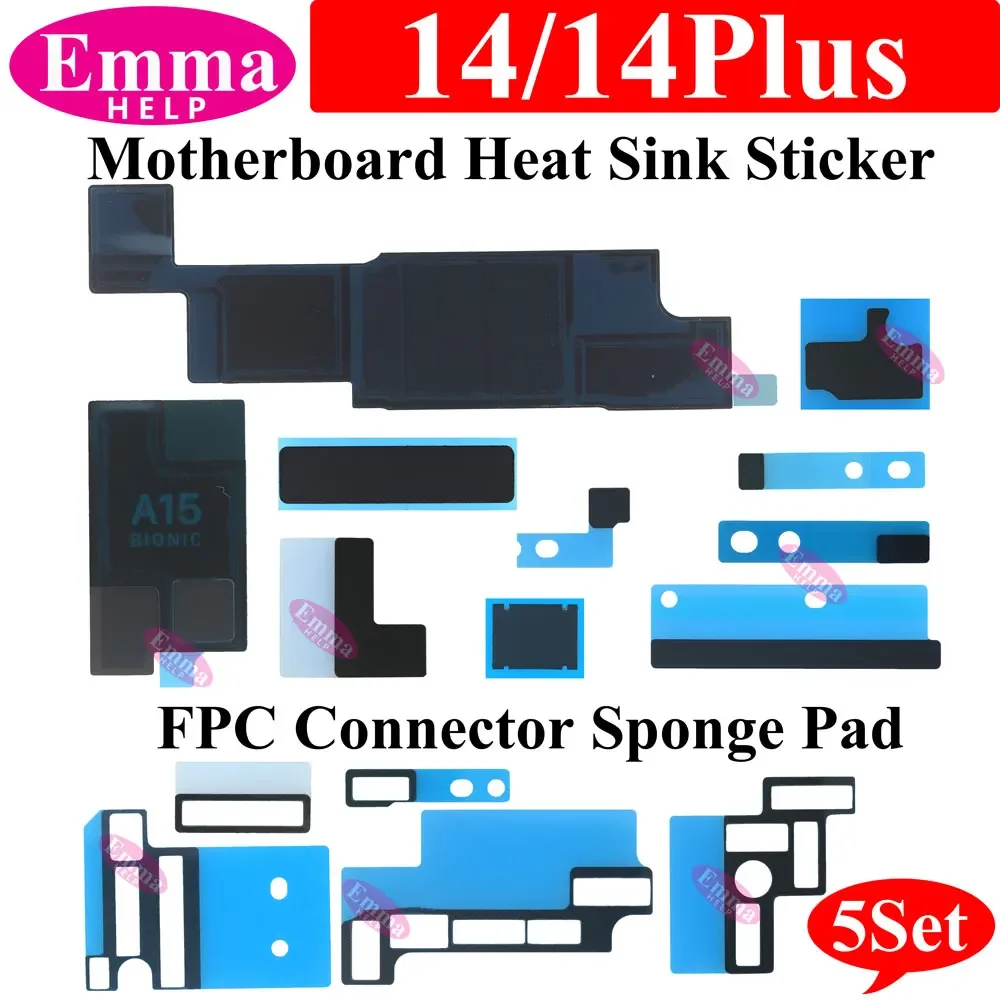 Heat Sink Sticker Anti-Static Logic Board Dissipation Cooling Glue For iphone 11 12 13 Pro Max FPC Connector Sponge Tape Sticker