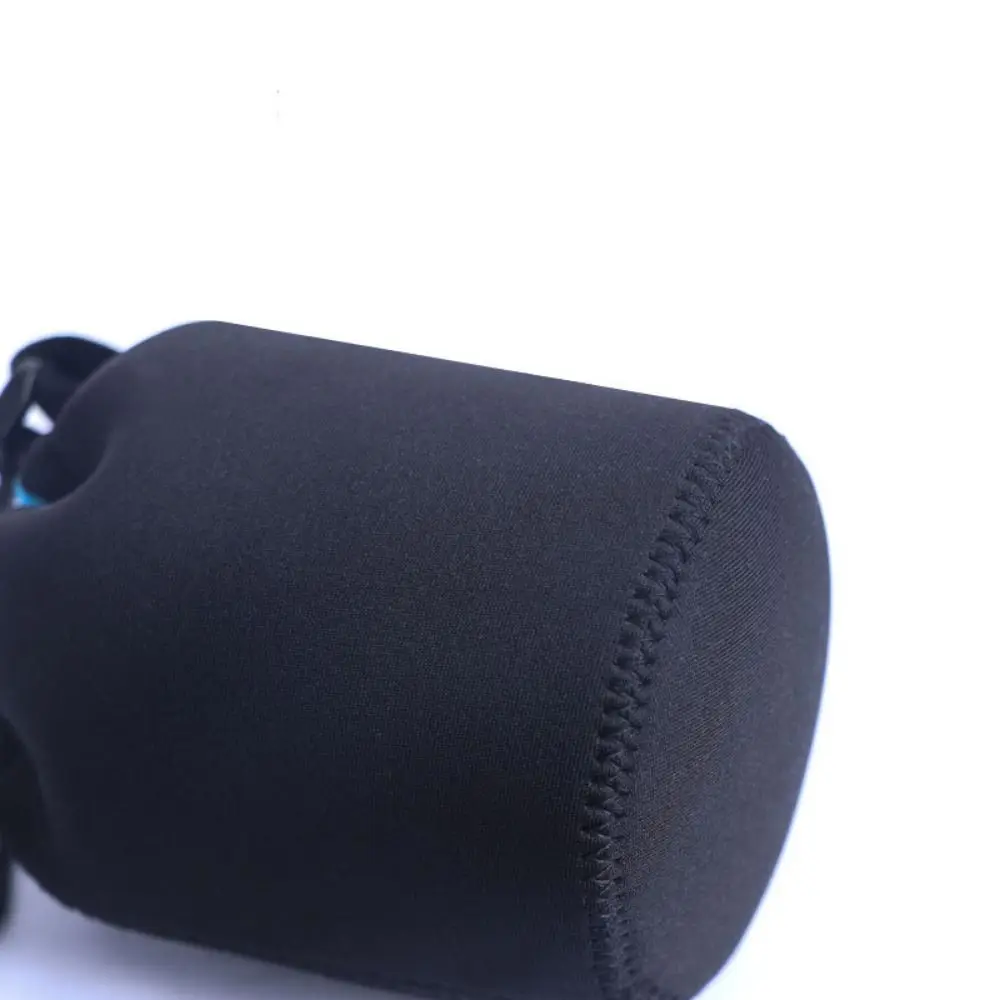 Soft Neoprene Camera Lens Pouch Bag S/M/L/XL Neoprene Lens Bag Orange Storage Waterproof Lens Bag Digital SLR Camera