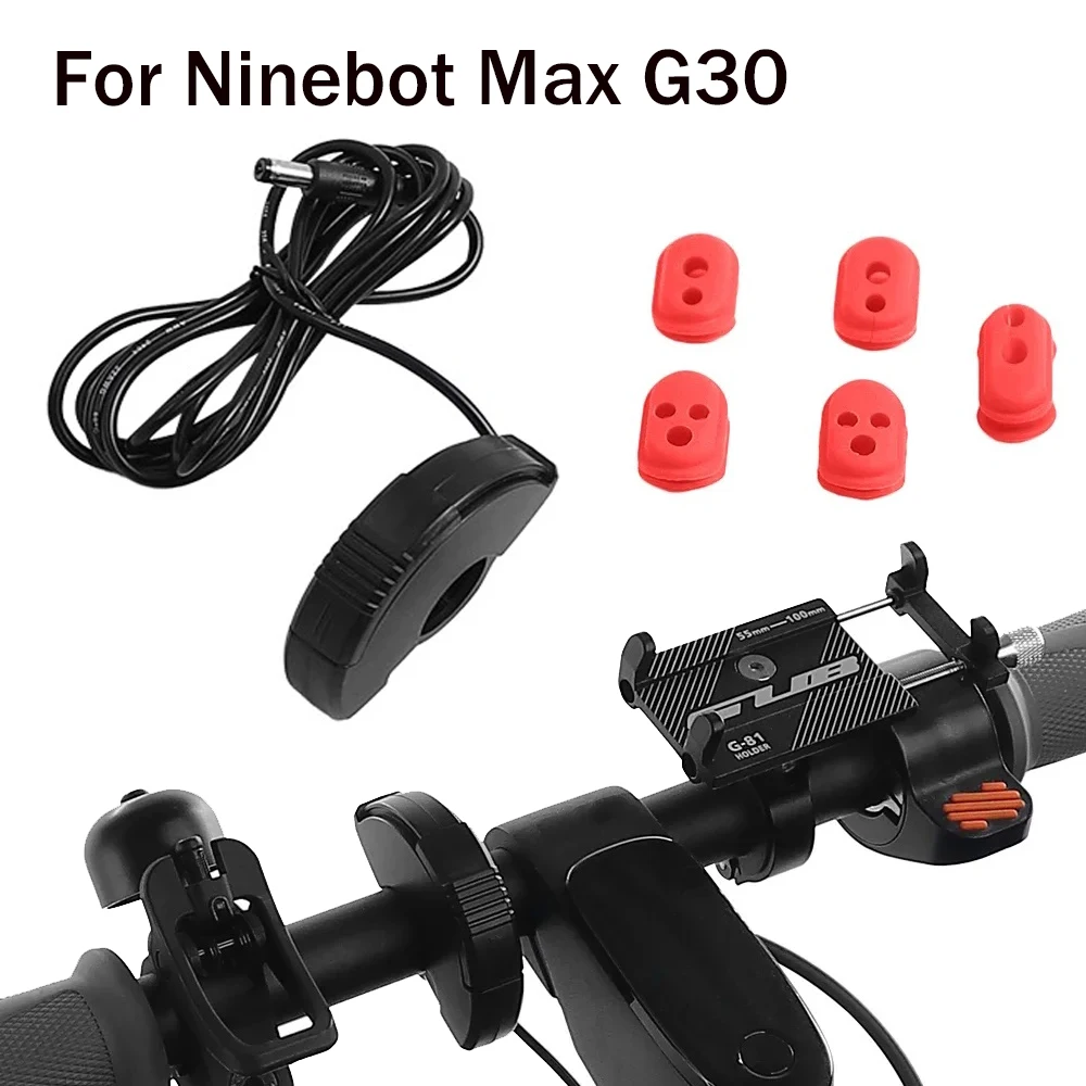 

USB-зарядное устройство, быстрая зарядка, порт для сотового телефона, розетка XT60U-F, зарядное устройство, адаптер питания для электрического скутера Ninebot Max G30, часть
