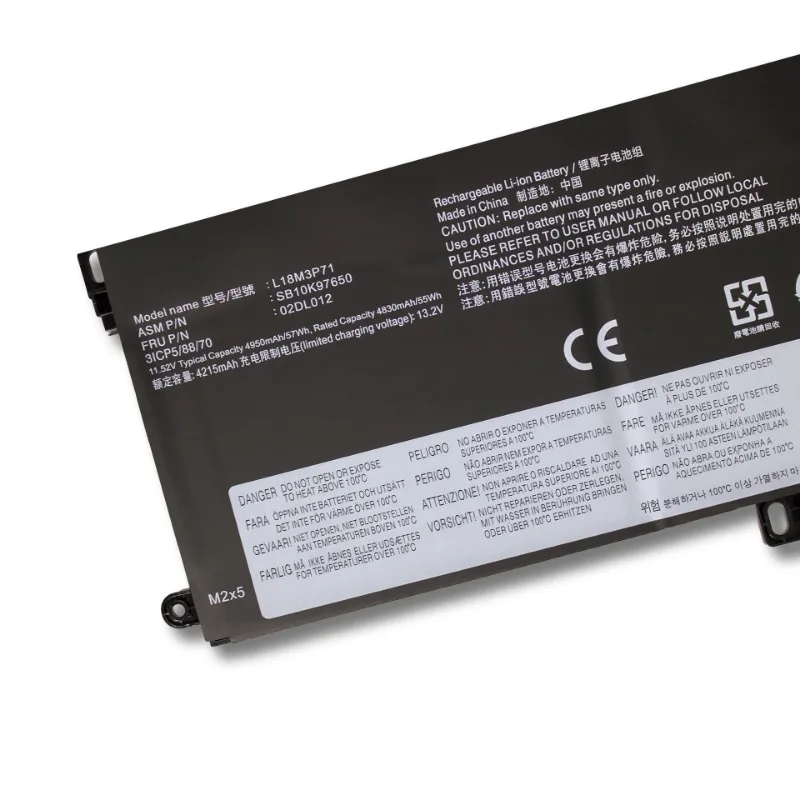 جديد L18M3P71 بطارية الكمبيوتر المحمول 11.52V 4950mAh لينوفو ثينك باد T590 P53S ثينك باد T15 P15s 1st Gen Series SB10K97650 SB10K97649 #4