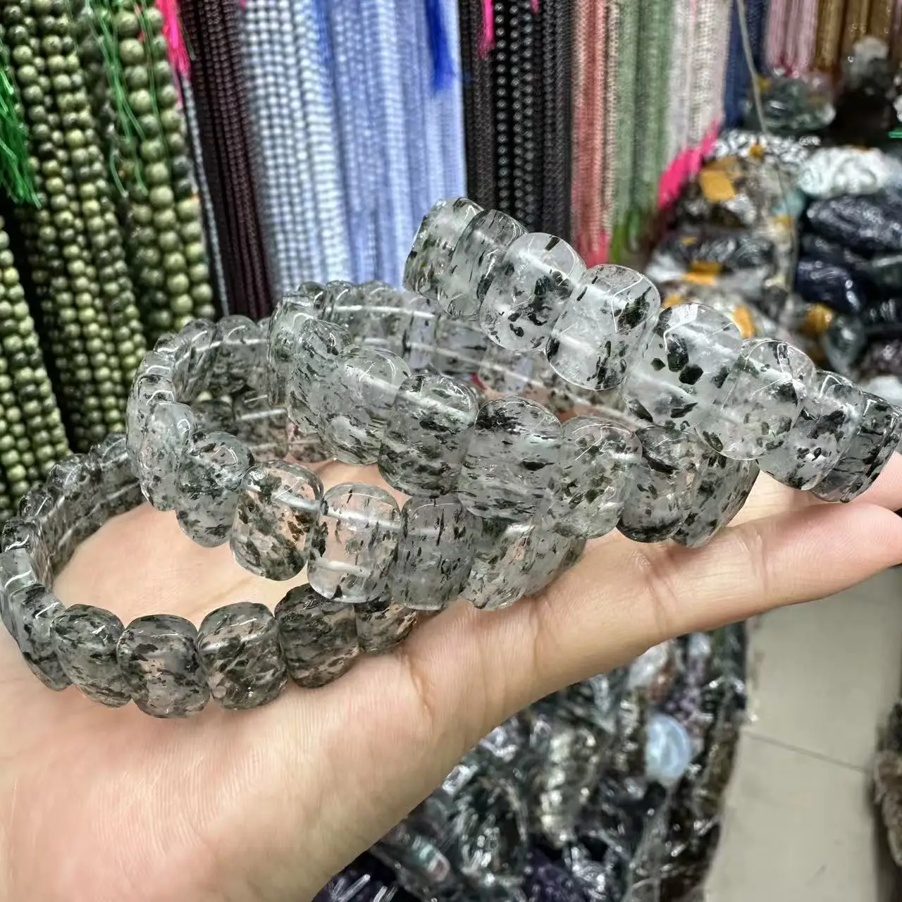 

Новинка 2025, браслет из бусин из агата Питайи, ювелирный браслет из натурального драгоценного камня для женщин и мужчин, подарок, оптовая продажа