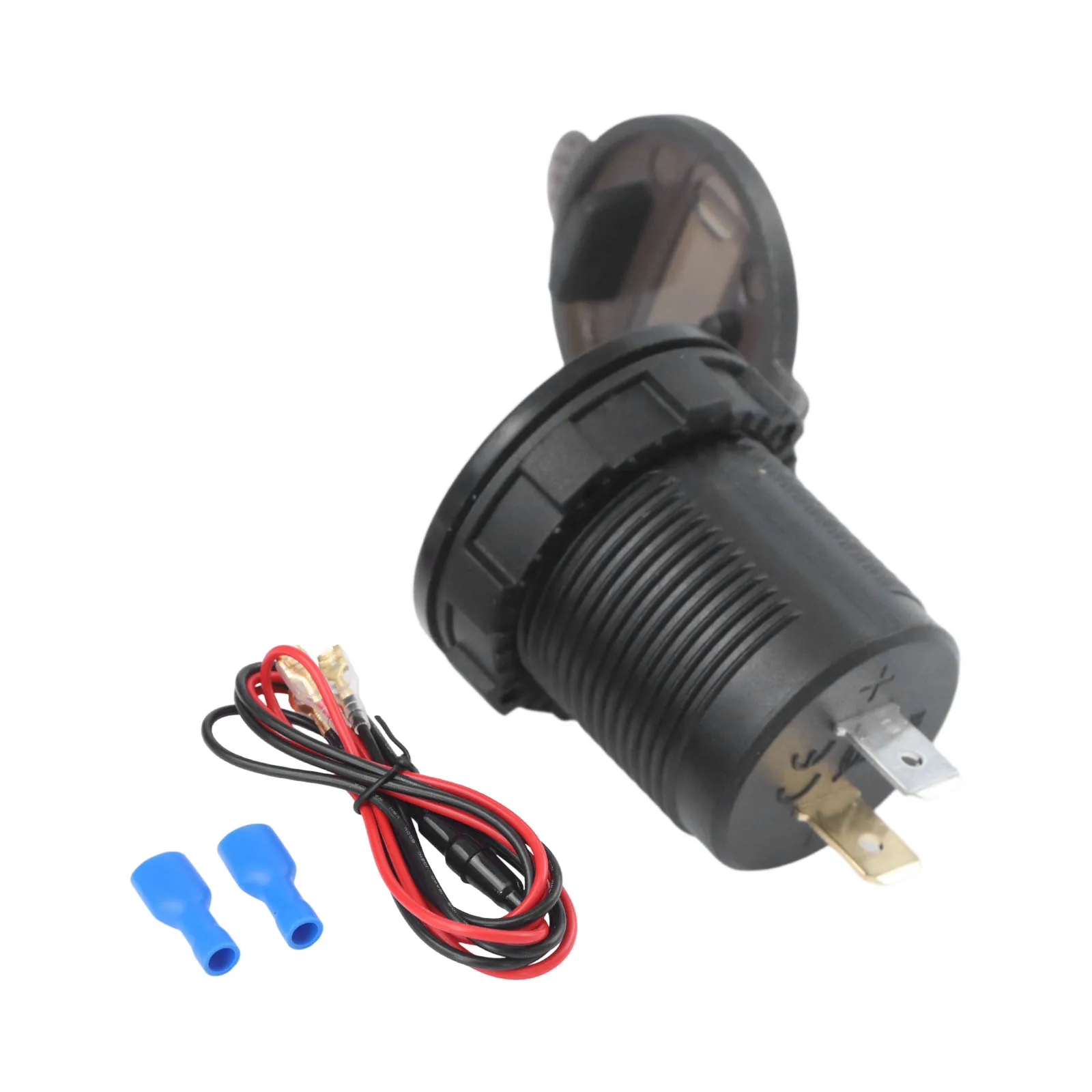 Outdoor Charging As Shown In Figure USB Car Charger 2-Port USB Charger Dustproof Waterproof LED Voltmeter Display