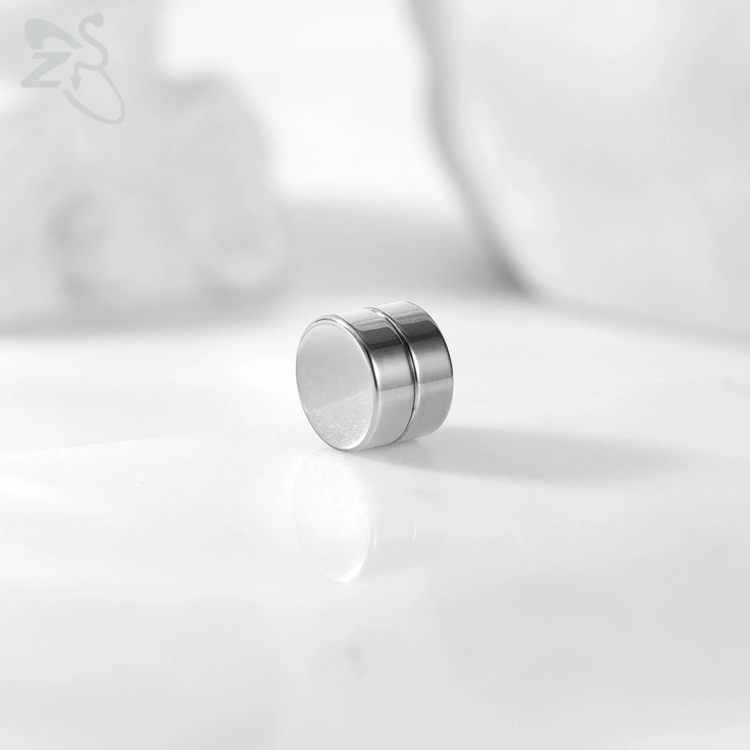 ZS 1 Stück magnetische Clip-on-Ohrringe, Stern-Herzform, CZ-Kristall-Ohrclip, kein Piercing, Ohrstecker, kein durchbohrter Ohrring-Schmuck, 4–8 mm – Detail 19
