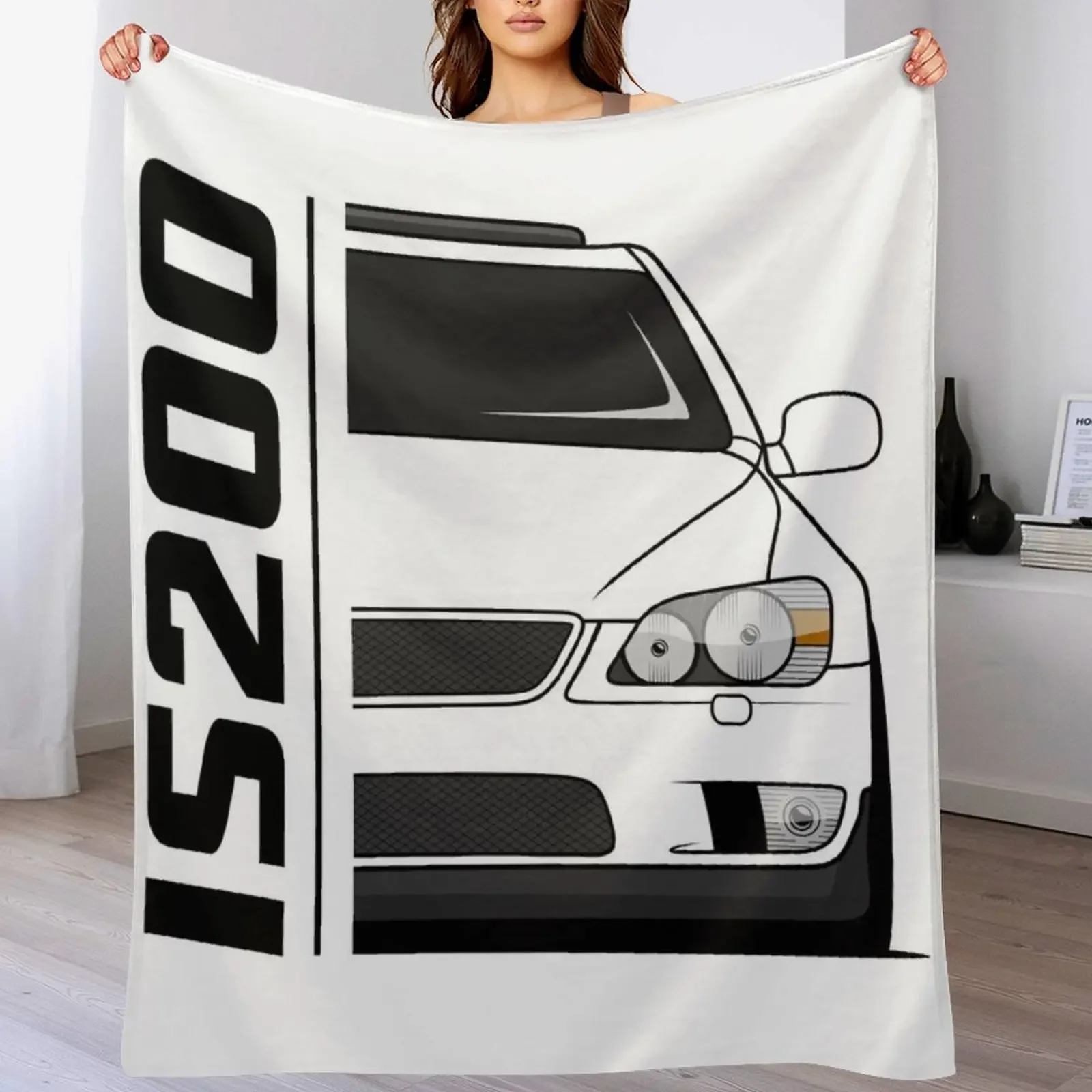 

Front IS200 JDM Style Throw Blanket Soft Plaid Hairys Sofas Thin Blankets