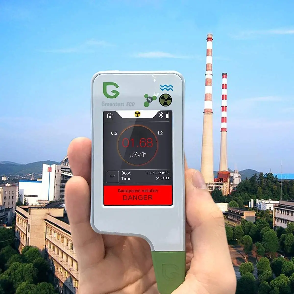 Medidor de Nitratos Greentest para Pescado, Frutas, Vegetales y Carne, Medidor de TDS, Medidor de Radiación, Detector de