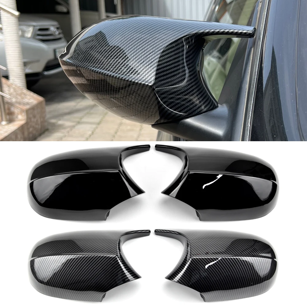 

1pair For BMW E87 E81 E82 E90 E91 E92 E93 120i 128i 118d 120d 130i Rear View Side Case Trim M Style Car Rearview Mirror Caps