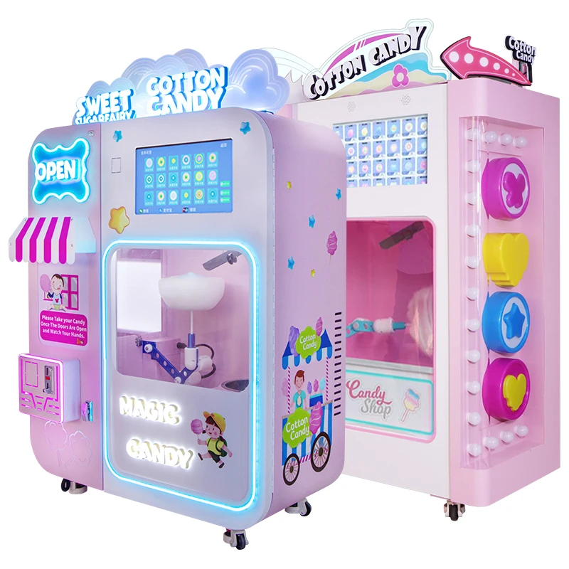 Buy Commercial Floss Maker, Full Machines Sugar Electric Making Flower Make Automatic Cotton Candy Vending Machine/