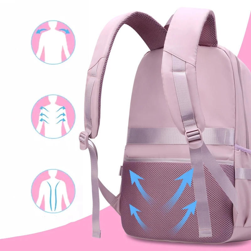 Plecak młodzieżowy, plecak szkolny dla dzieci, tornister dla uczniów w wieku 6-15 lat, lekki plecak dla chłopców i dziewcząt.