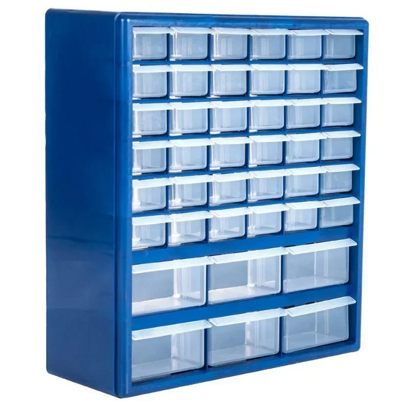 Plastic Multi Casket Tool Case Small Parts Storage Bin Hardware and Craft Cabinet Teacher Tool Box