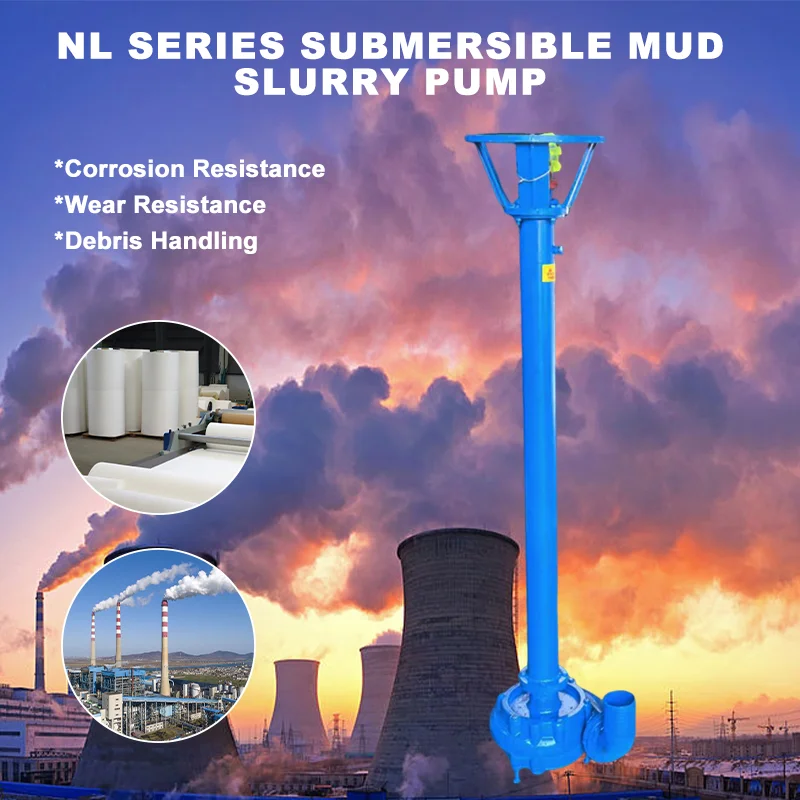 Vertical Submerged Slurry Pump Cast Iron Single‑Stage For Sand Washing Plant Continuous Operation