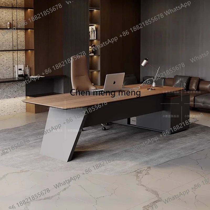 Lshaped Wooden Office Desk Waiting Universal Funky Safe Trendy Simple Office Desk VintageK178
