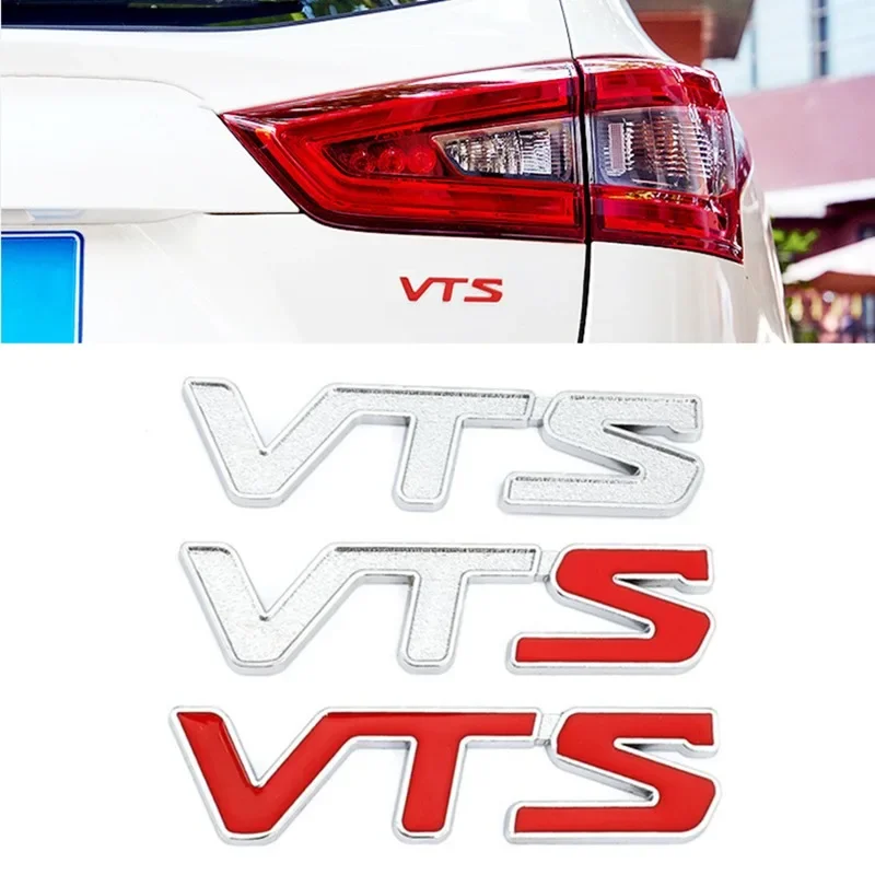 Emblema Metálico 3D con Logotipo VTS para la Parte Trasera del Maletero, Guardabarros Laterales, Adhesivos Decorativos para Citroën C3 Aircross, C4 Picasso, Cactus, C1, Accesorios