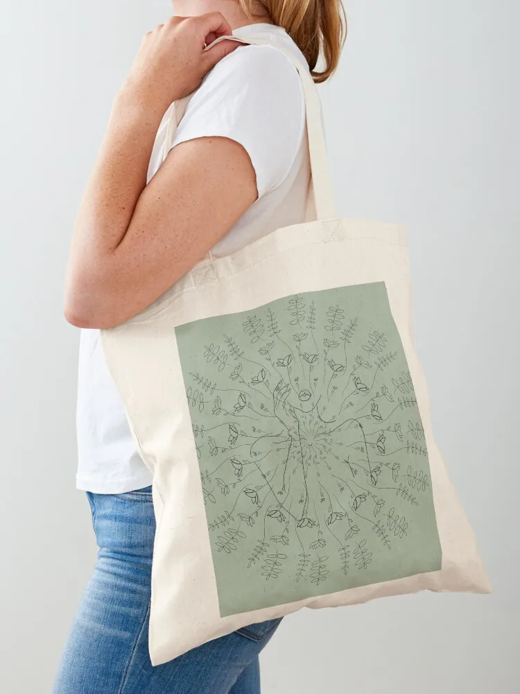

Mandala green Tote Bag Canvas bag Gift bags Shopper bag women