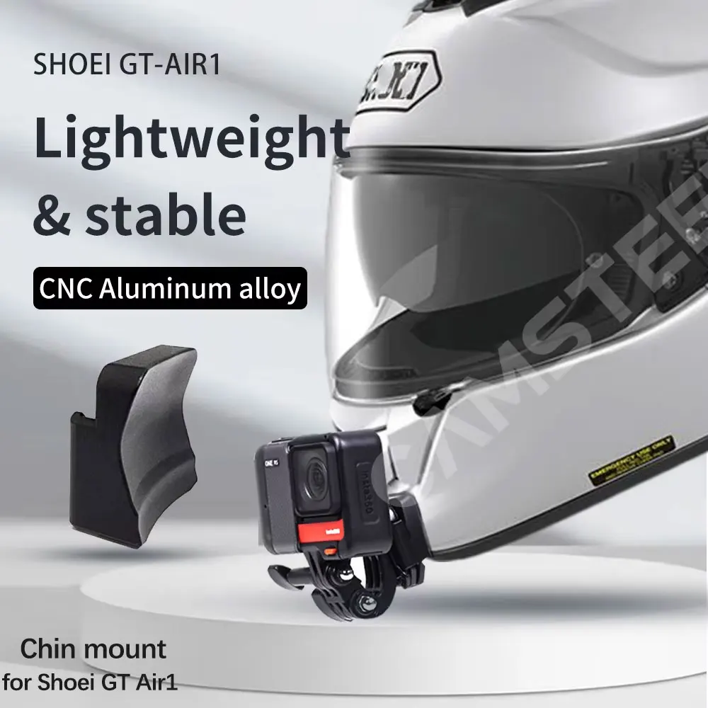 Uchwyt na kask motocyklowy Shoei Gt Air1 do mocowania kamery GoPro Hero 12 11 10 Insta360 X4 X3 Ace pro DJI Action 6 5Pro — zdjęcie 4