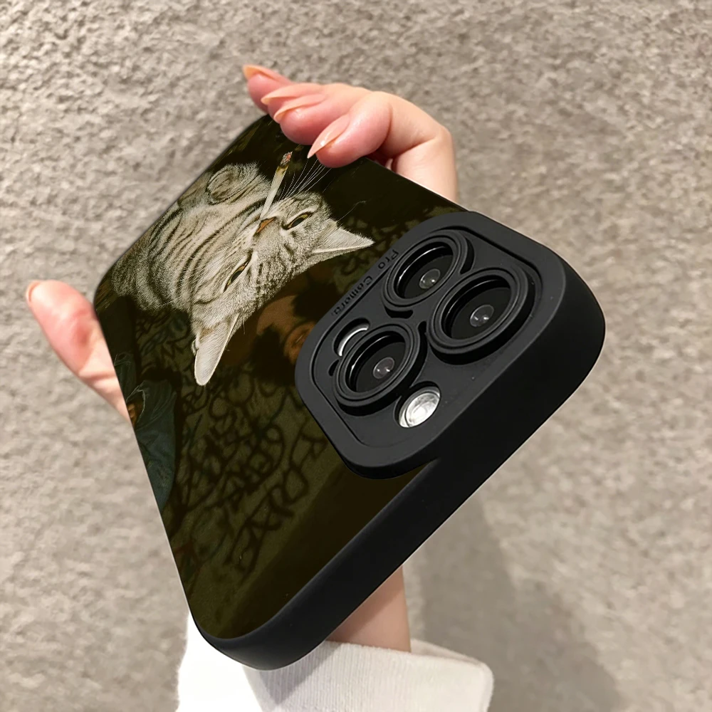 Vintage coole tabby kat sigare - Phone Cases Blunt recensie en prijs