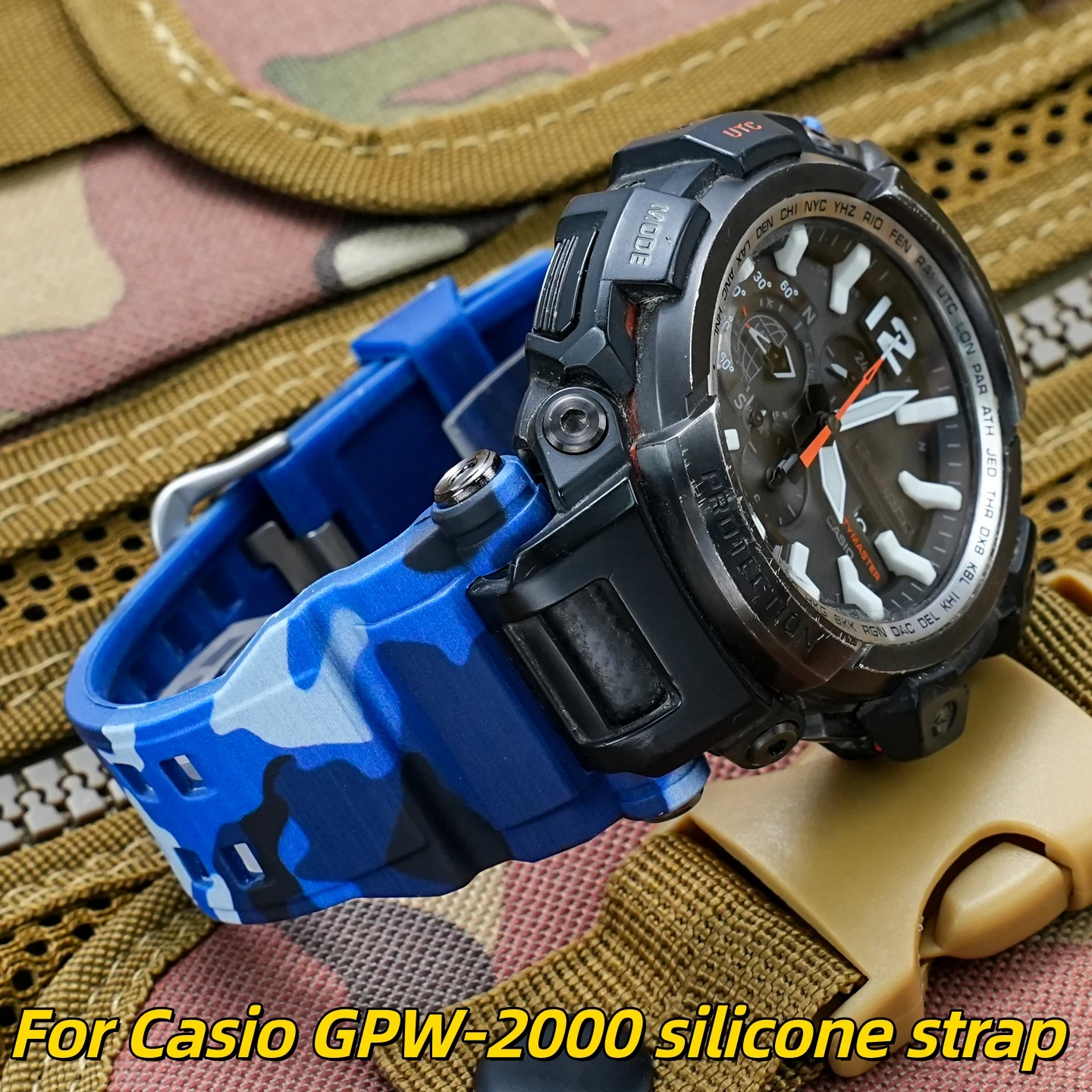 

Для Casio G-SHOCK Kongba 5502 GPW-2000 серии: модифицированный силиконовый ремешок из полимерной смолы, сменный водонепроницаемый резиновый ремешок, аксессуары.