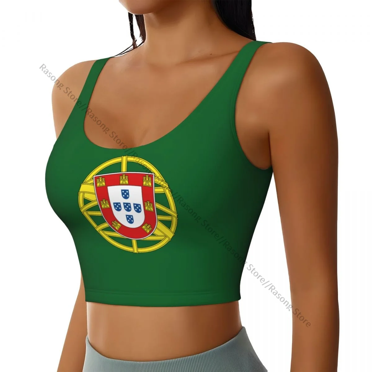 Sports Bra Women Running Yoga Clothes Vest Flag Of The President Of Portugal Gathering Fitness Vest