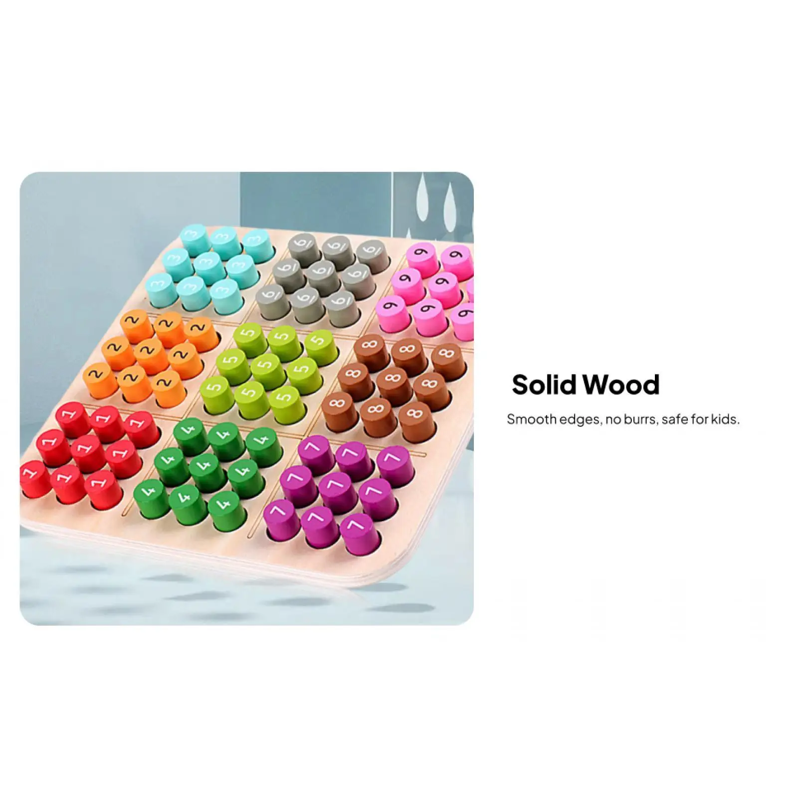 나무 퍼즐 보드 게임 미니 교육 수학 성인