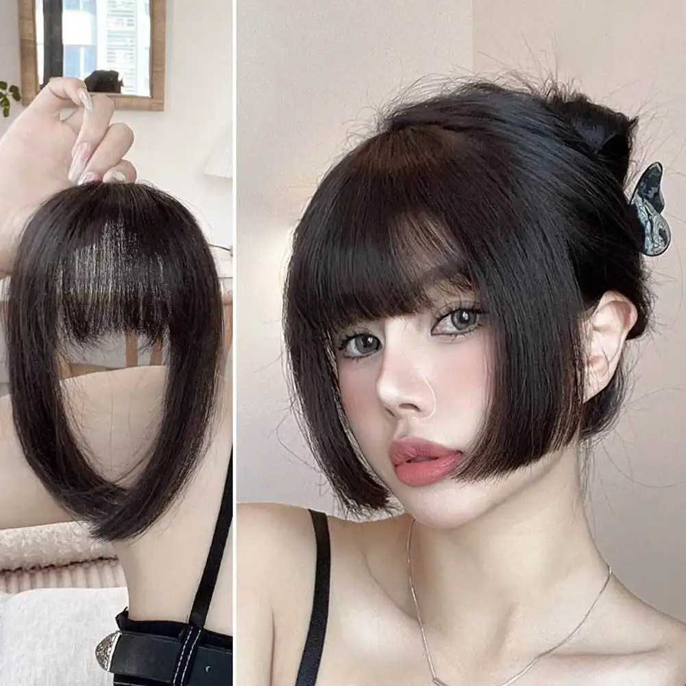 Wig Princess Cut Into Synthetic Hair No Trace on The Top of The Head Increased Hair Volume Hair Patch Japanese Anime Wig Piece