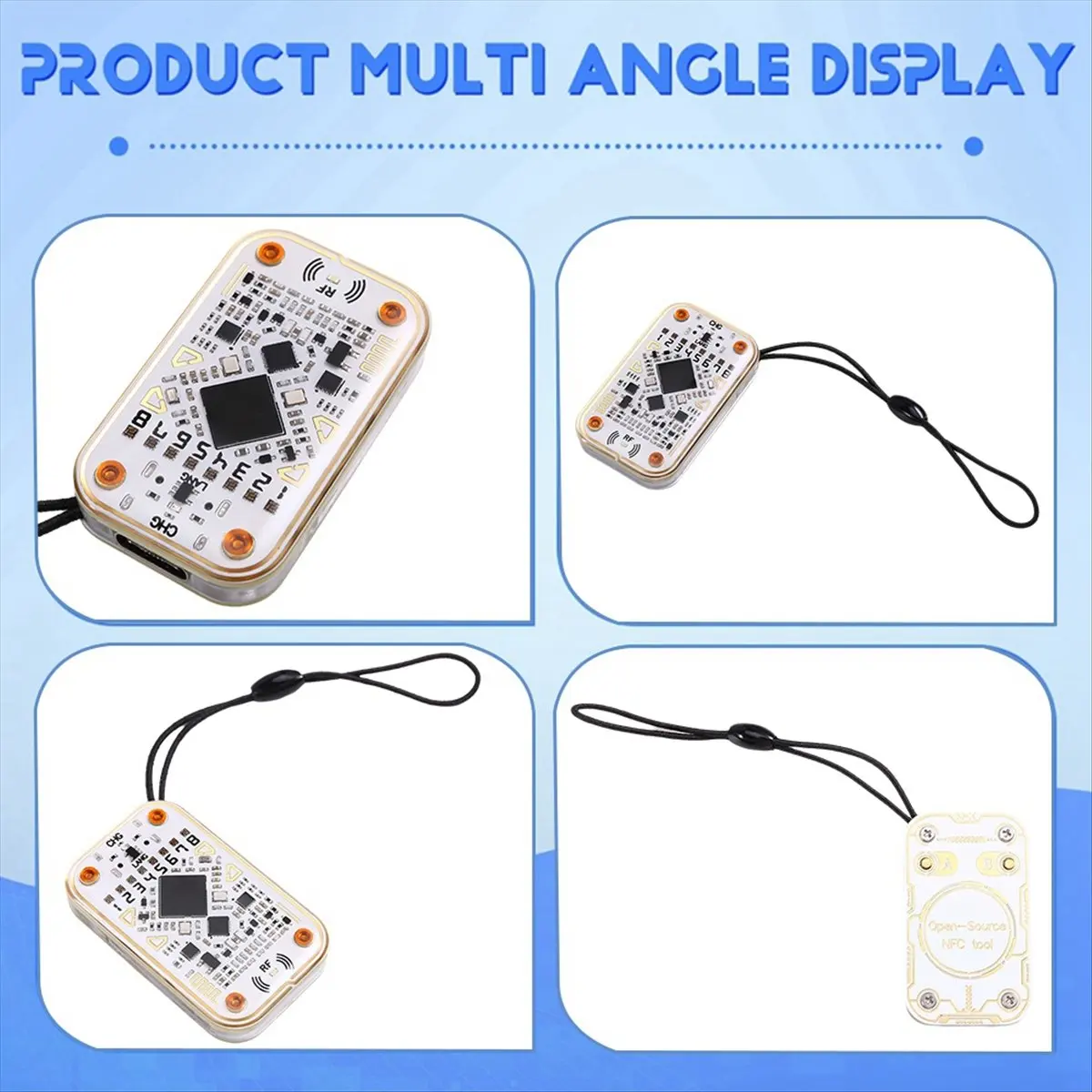 

Chameleon Ultra RFID Считыватель смарт-чипов + 2XUID/CUID Брелок Эмулятор смарт-карт 125K 13,56 МГц IC ID Card Декодирование NFC Инструмент