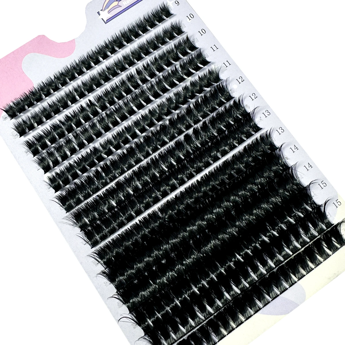 Neue 14 Reihen 280 Cluster 40D Mix 9-16 mm Cluster-Wimpernverlängerung Natürliche dicke gefälschte Wimpern 3D-Streifen Einzelwimpern