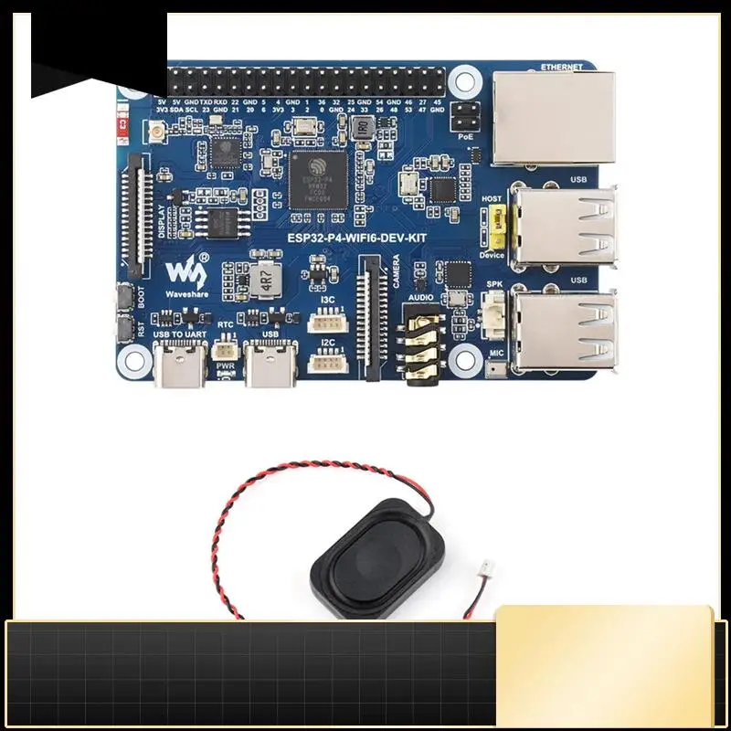

Двухъядерная макетная плата Waveshare ESP32-P4/C6 RISC-V ESP32-P4 с динамиком Wi-Fi 6/BT5, поддержка Xiaozhi AI Deepseek-N33R