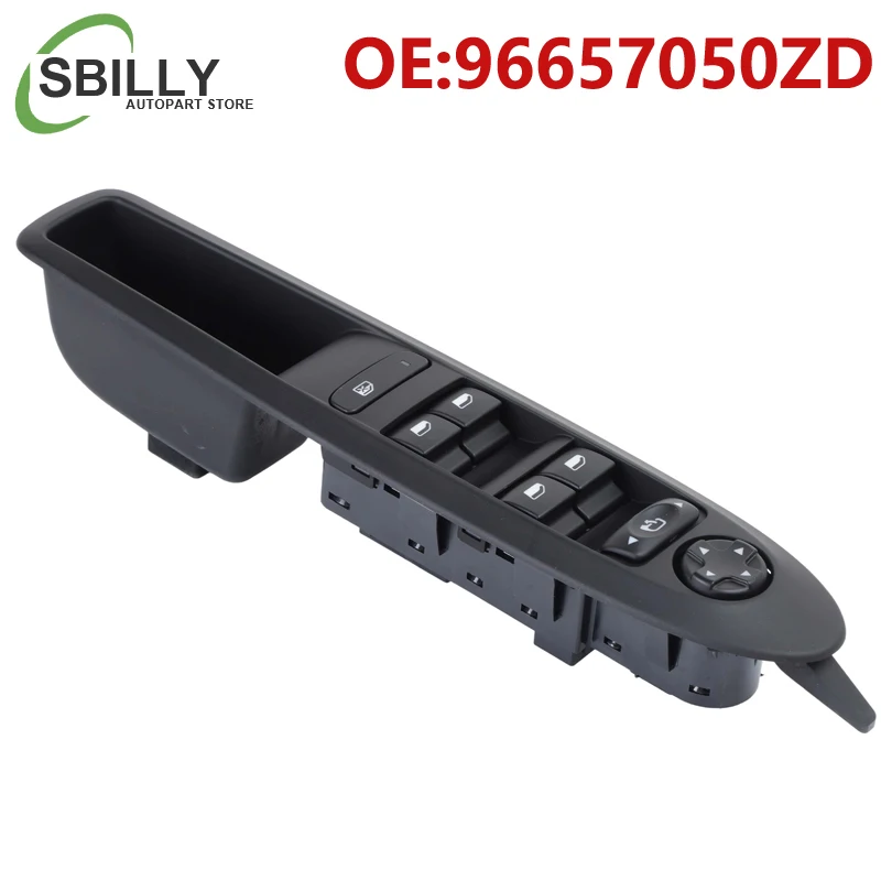 96657050ZD Botón de control del espejo del interruptor de la ventana eléctrica del coche para Citroen C4 Lim. 1.6