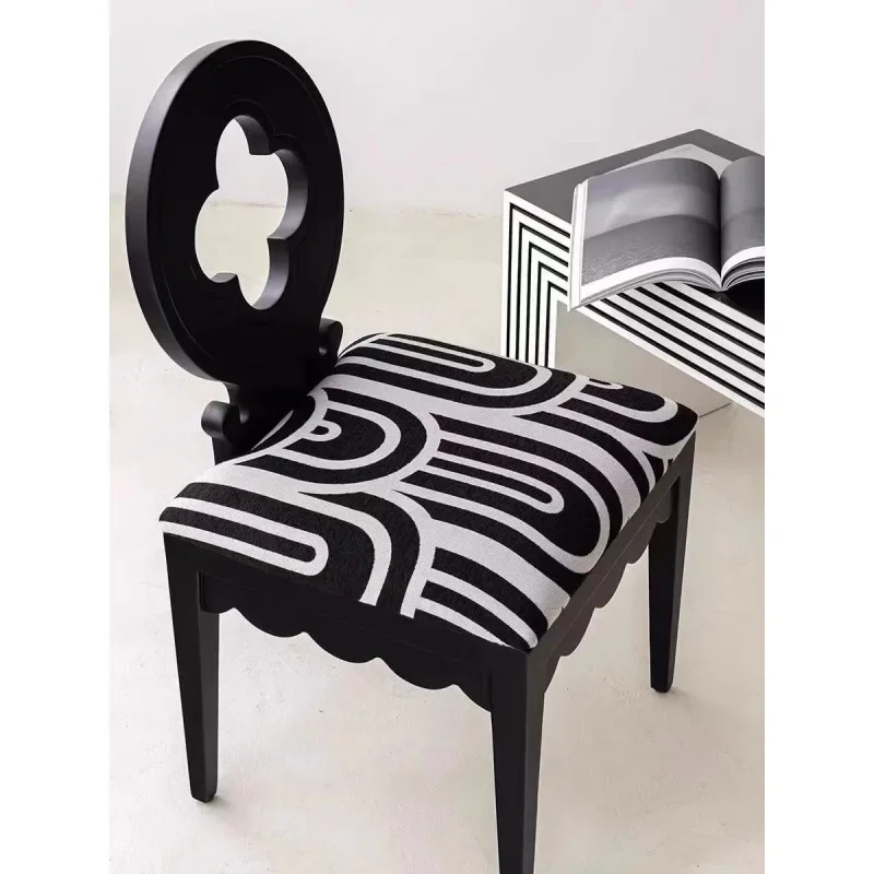 

Art chair special shaped American home designer casual contrasting colors Nordic